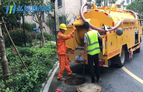 上海崇明区新海镇雨污管道清淤疏通